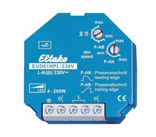 Eltako EUD61NPL-230V Universal Dimmer for LED Eltako EUD61NPL-230V Universal Dimmer for LED