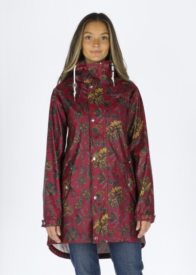 Väderöarna Coat W Burgundy Indalia 34 Regnjakker Väderöarna Coat W Burgundy Indalia 34 Regnjakker
