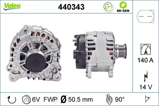 Dynamo VALEO 440343 Dynamo VALEO 440343