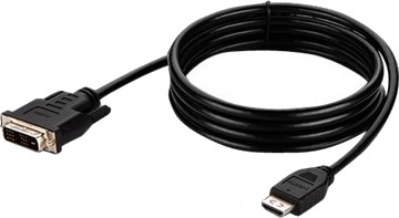 Belkin Secure Kvm Video Cable Adapterkabel Taa Samsvar Hdmi Hann Til Dvi D Hann 3.05 M Svart Passiv 4K Støtte