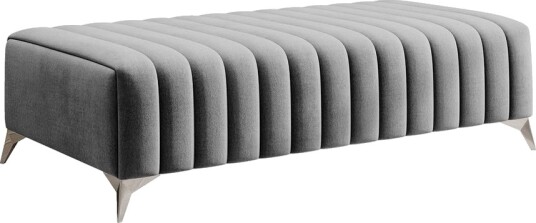 Laurece Fotskammel 132 cm - Lysgrå