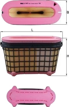 MAHLE LX 5437 Luftfilter MAHLE LX 5437 Luftfilter