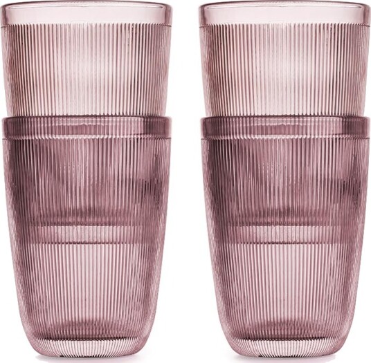 Hadeland Glassverk Siri Glass 30 cl 4 stk Rosa