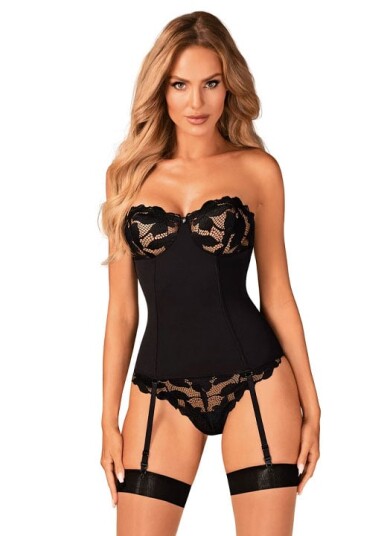 Obsessive Editya Korsett - Black - XS/S
