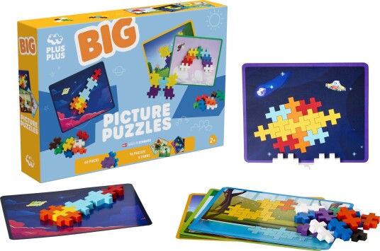 Plus Plus BIG Picture Puslespill 60 Deler
