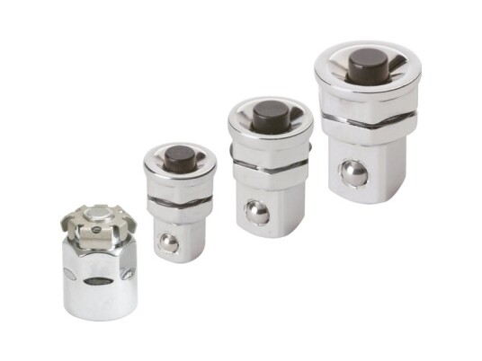 Ks Tools 503.4287, Støpselsett, 4 Hoder, Kromvanadiumstål, Din 3120, Iso 1174, 100 G