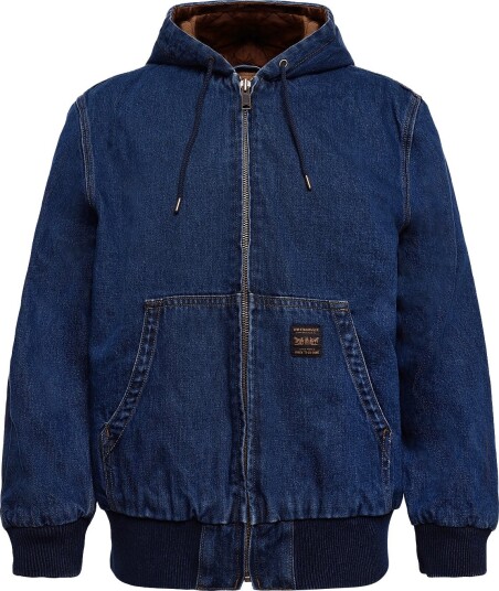 Levi"s® Potrero Denim Hoody Turn Me Up DARK INDIGO WORN IN XL Levi"s® Potrero Denim Hoody Turn Me Up DARK INDIGO WORN IN XL