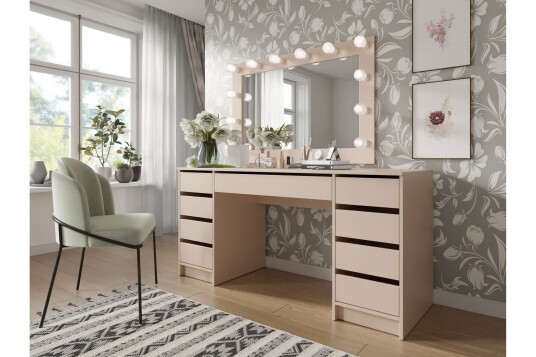 Adrash Skrivebord 55x154 cm Beige