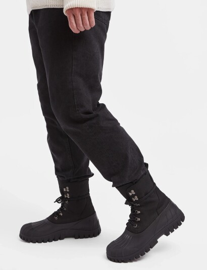 Stutterheim Patrol Boot Black Cordura Black 42