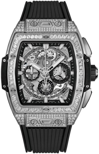 Hublot Herreklokke 642.NX.0170.RX.0904 Big Bang 42mm Sort/Gummi Hublot Herreklokke 642.NX.0170.RX.0904 Big Bang 42mm Sort/Gummi