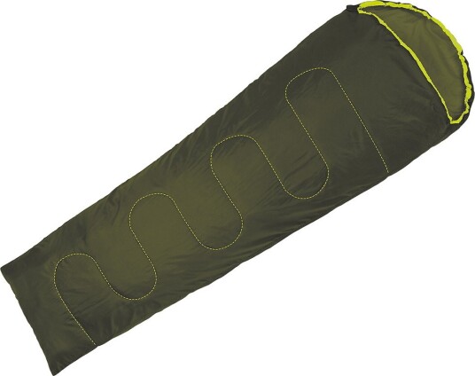 Camping Check Sovepose - Mamma - Armygrønn/Neonjente - Camping Check - OneSize - Sovepose
