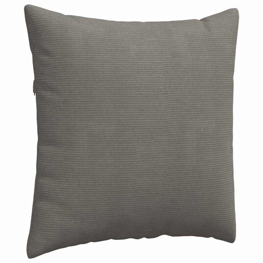 Sofaputer 2 pcs Lysegrå 60 x 60 cm Corduroy stoff