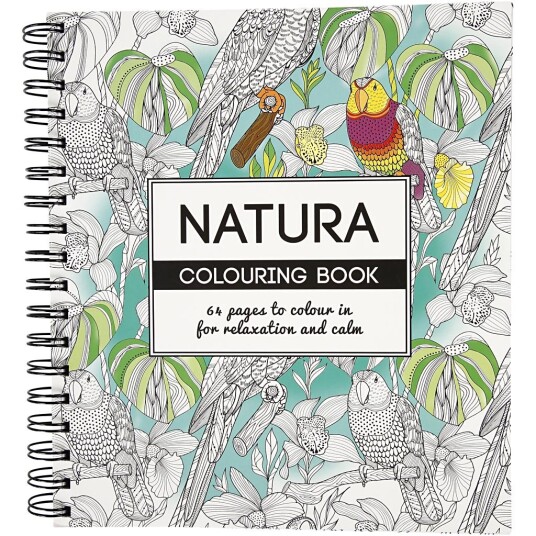 Malebok Mindfulness Natur 64 sider