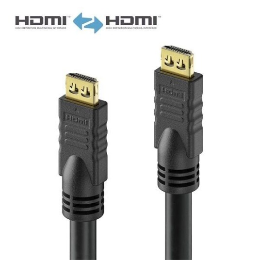 PureLink HDMI Kabel 7,5 m Standard Type A 3D 18 Gbit/s Svart PureLink HDMI Kabel 7,5 m Standard Type A 3D 18 Gbit/s Svart