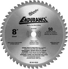 Milwaukee Endurance Sirkelsagblad For Metall Og Rustfritt Stål, 203mm, 50 Tenner