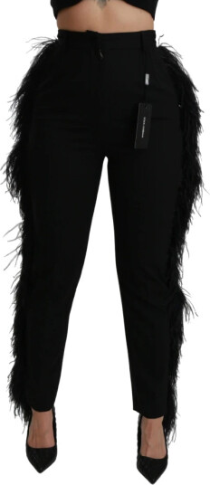 Dolce & Gabbana Dame Bukser Svart S,