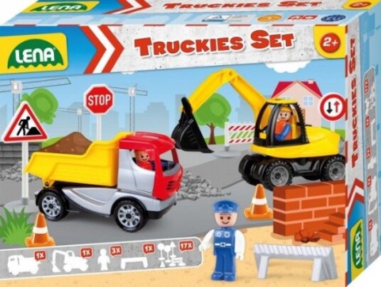 Lena Truckies Sm01631 Kjøretøysett Inne/Ute 2 År Flerfarget Lena Truckies Sm01631 Kjøretøysett Inne/Ute 2 År Flerfarget