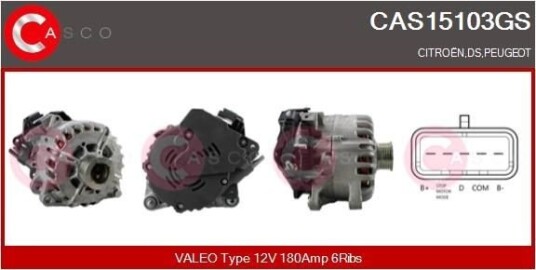 Dynamo CASCO CAS15103GS Dynamo CASCO CAS15103GS