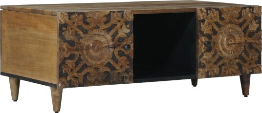  Kaffebord Brun 100 x 54 x 40 cm Massiv mango tre