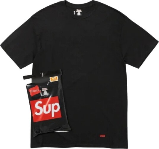 Supreme Herre Topper Svart S,