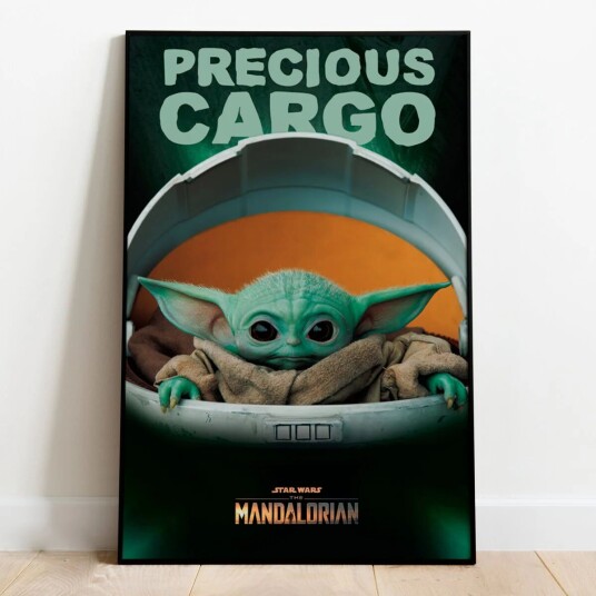 Pyramid Star Wars The Mandalorian (Precious Cargo) Poster