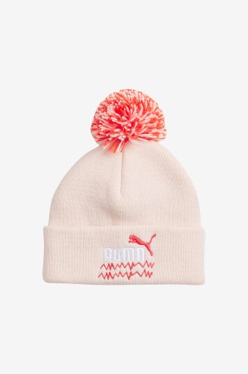 Puma Lue Mixmatch Pom Pom Beanie Rosa
