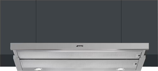 Smeg KSET900XE Integrert Kjøkkenventilator 90 cm Grå med Belysning