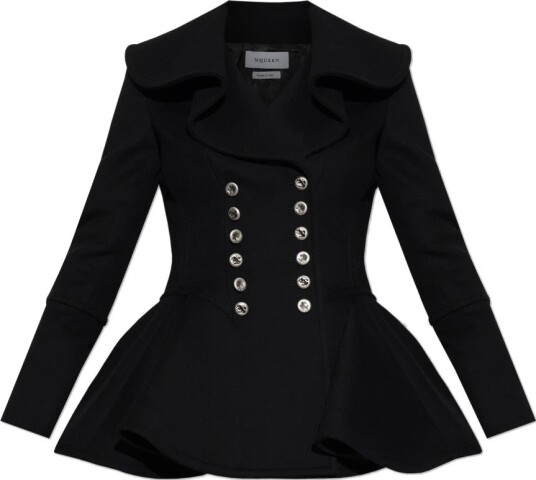 Alexander McQueen Dame Frakker Svart M,