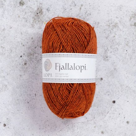 Ãstex Fjallalopi Garn 42 Oransjerød