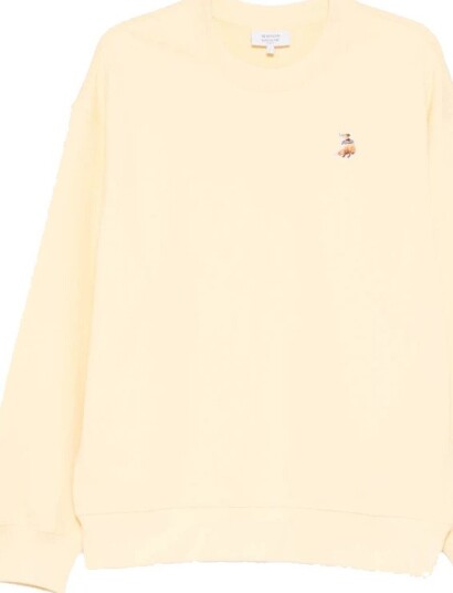 Maison Kitsuné Herre Gensere & Hettegensere Gul XL,