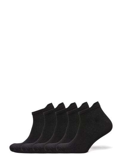 ZEBDIA 5-Pk Ancle Running Socks - Black - 43-46 ZEBDIA 5-Pk Ancle Running Socks - Black - 43-46