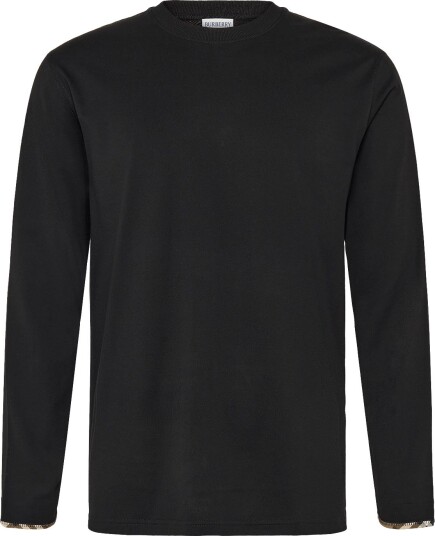 Burberry Ellison Long Sleeved Shirt BLACK XXL Burberry Ellison Long Sleeved Shirt BLACK XXL