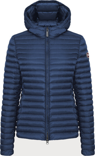 Colmar Women´s Light Down Jacket with Hood Navy Blue 36
