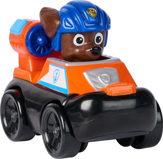 Paw Patrol Lekebil 6 cm Søk og redning Valpegruppe Race Paw Patrol OneSize Bil Oransje