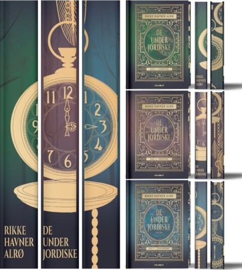 De underjordiske trilogi - Skjnnlitteratur - hardback