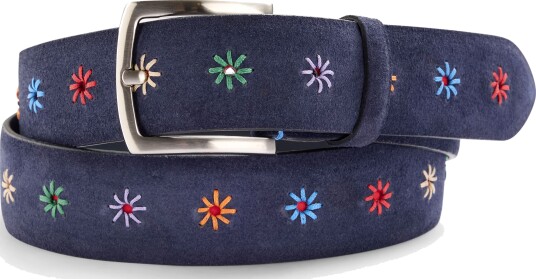 Stefano Corsini BELT FLOWER 90 Blå 90 Stefano Corsini BELT FLOWER 90 Blå 90