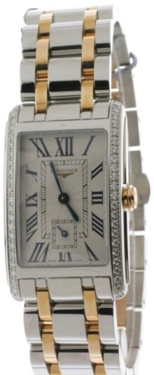Longines Dameklokke L5.512.5.79.7 DolceVita Beige/Rose gulltonet stål