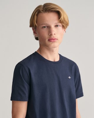 Teens Shield T-Skjorte EVENING BLUE 146/152