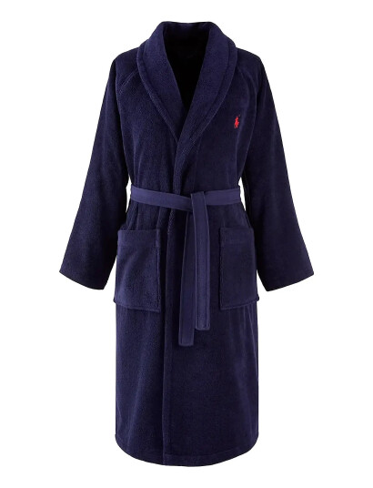Ralph Lauren Home Poloplay Bath Robe   Navy   XXL