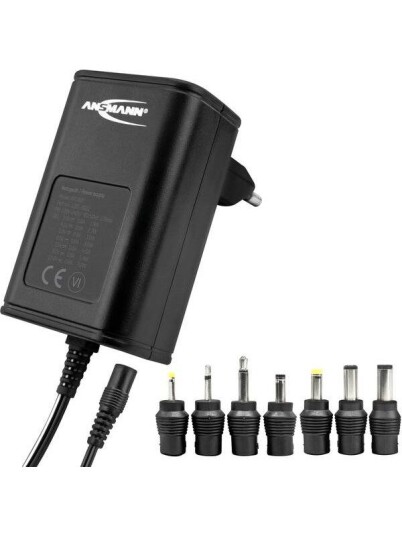Ansmann APS 600 7.2W Datalader Strømforsyning Svart