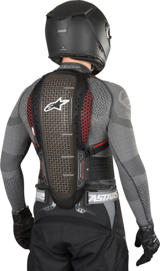 Alpinestars Ryggbeskyttelse Nucleon KR-1 Sotet-Svart-Rød
