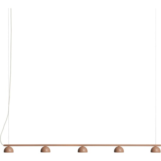 Blush Rail 5 Taklampe Varm Beige