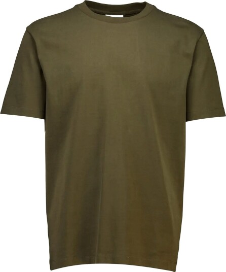 Lindbergh O Neck Tee Oversize S/S Khaki green L