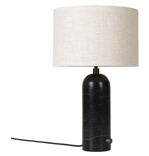 Gubi Gravity Table Lamp Small Canvas / Black Marble Gubi Gravity Table Lamp Small Canvas / Black Marble