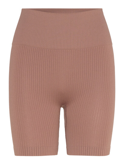 Björn Borg Studio Seamless Ribbed Shorts - Beige - S