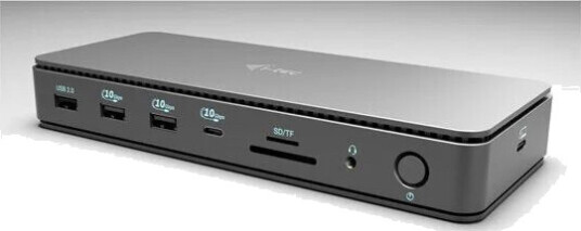 I-Tec - docking station - USB-C / USB4 / Thunderbolt 3 / Thunderbolt 4 - Thunderbolt 4 2 x DP - 1GbE 2.5GbE