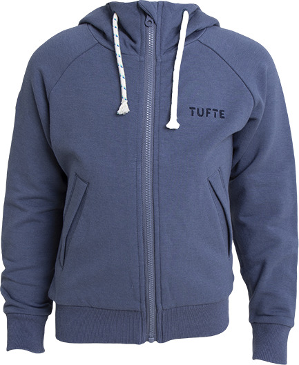 Tufte Puffin Zip Hoodie Barn/JR Vintage Indigo / Dress Blues 98-104 Tufte Puffin Zip Hoodie Barn/JR Vintage Indigo / Dress Blues 98-104