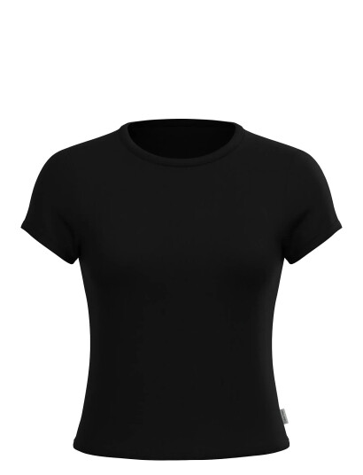Calvin Klein Drop Needle Baby Tee Black XL