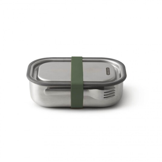Lunchbox B+B Large Stainless 1000 ml Oliv Lunchbox B+B Large Stainless 1000 ml Oliv
