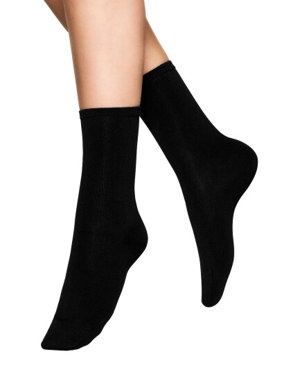 Vogue Vogue Cotton Socks - Black - 36-38